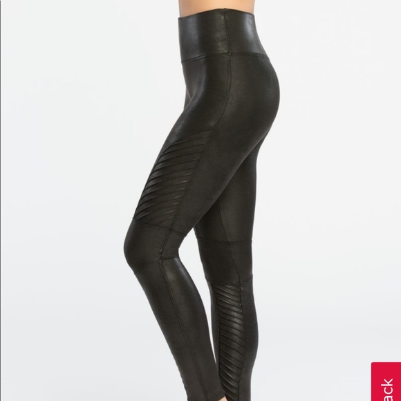 SPANX Pants - Spanx faux leather Moto leggings